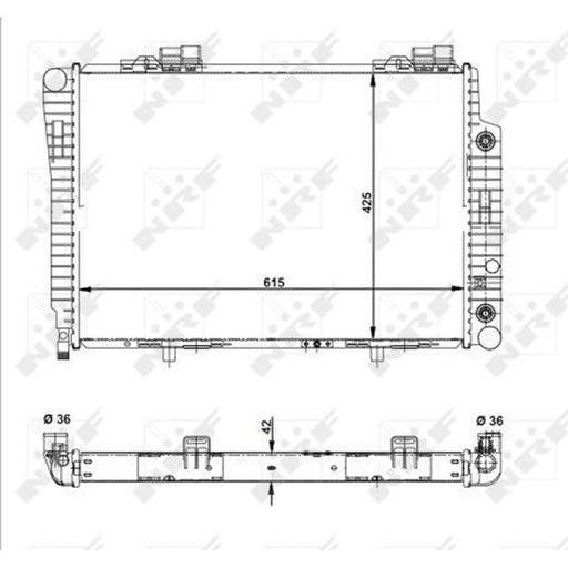 NRF Engine Radiator 51281