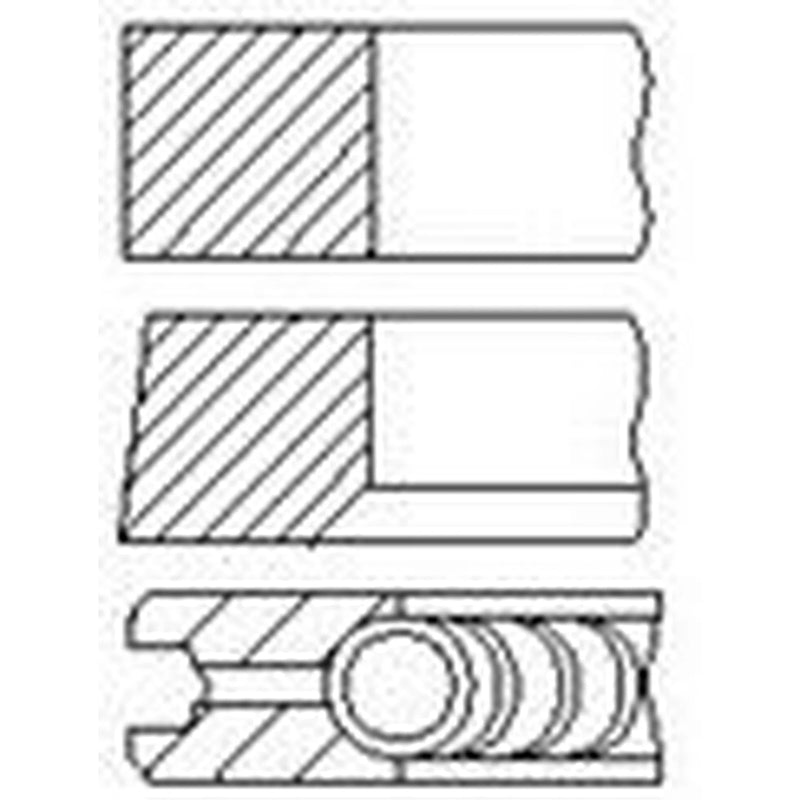 FAI Piston Ring Kit (1CYL) PR1-000 038107301A PR1-000