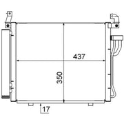 Mahle Air Conditioning Condenser AC 712 000S