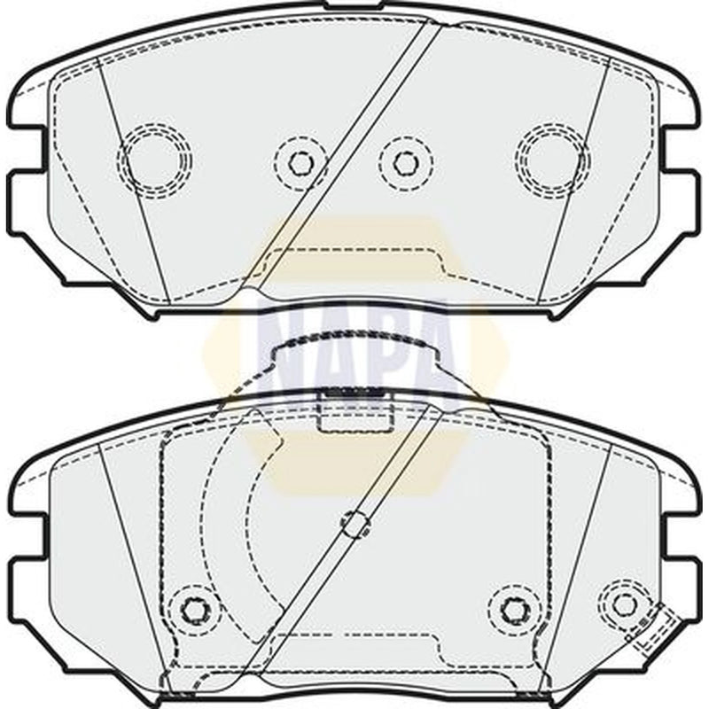 NAPA Front Brake Pad Set NBP1775