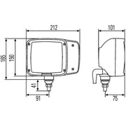 Hella Headlight Headlamp T4W Right 1SA 996 120-021