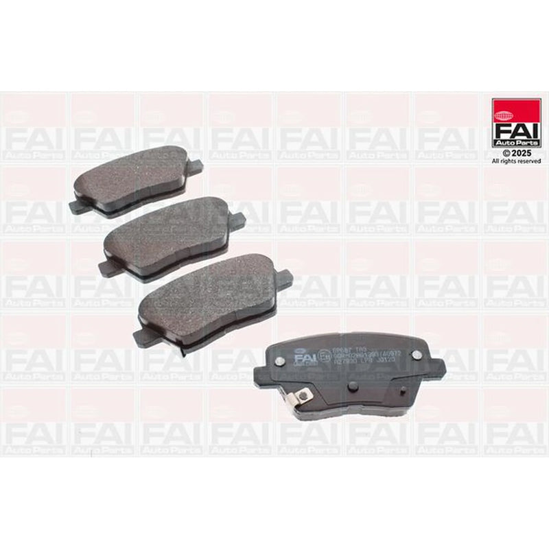 FAI Rear Brake Pad Set BP687