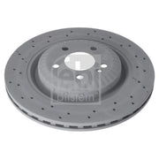 Febi 2 x Two-Piece Rear Brake Disc Brake Discs 1003475