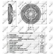 NRF Radiator Fan Clutch 49517