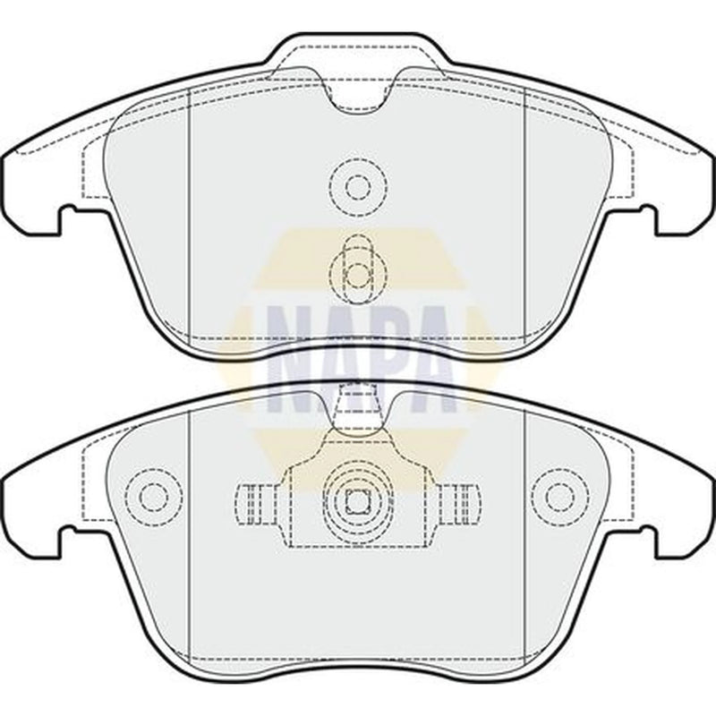 NAPA Front Brake Pad Set NBP1695