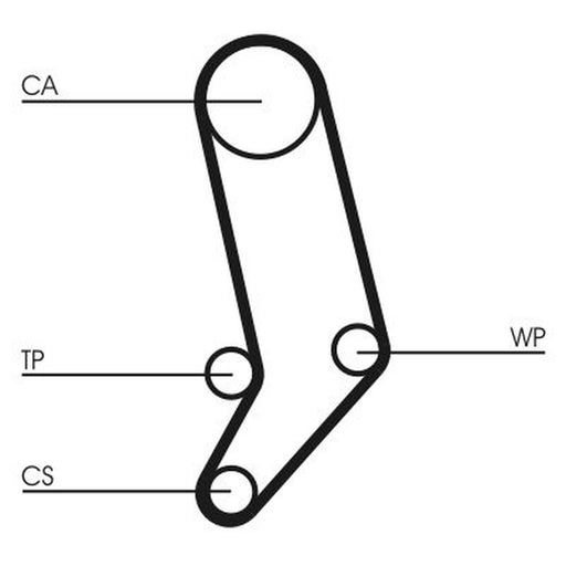 Continental CTAM Timing Belt Kit with Rollers CT939K3