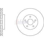 Fahren 2 x Vented Front Brake Discs FBD6526-x2