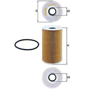 Mahle Engine Oil Filter OX 128/1D