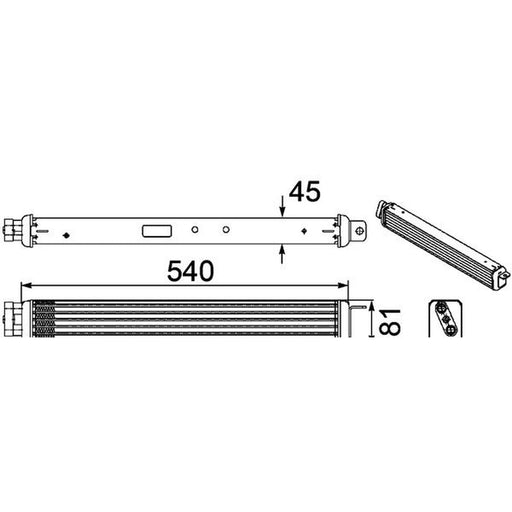 Mahle Engine Oil Cooler CLC 75 000P