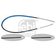 Febi Handbrake Cable Right Rear 101816