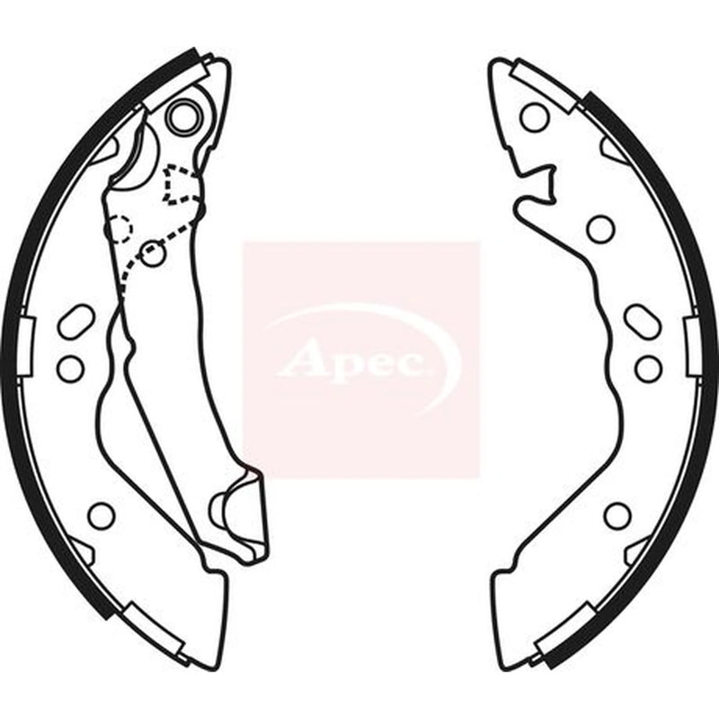 Apec Brake Shoe Set Axle Kit SHU590