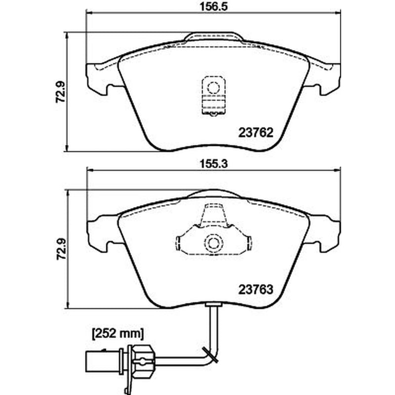 Mintex Front Brake Pad Set MDB2336