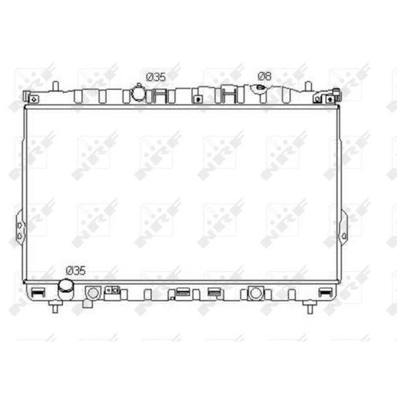 NRF Engine Radiator 53353