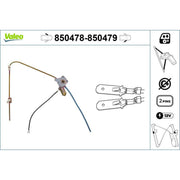 Valeo Electric Window Regulator Lifter Left Front 850478