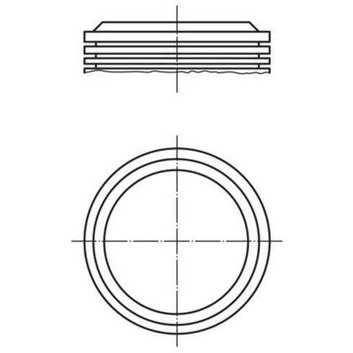 Mahle Piston Cylinder Bore = 76mm 039 09 00