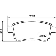 DON Rear Brake Pad Set PCP1231