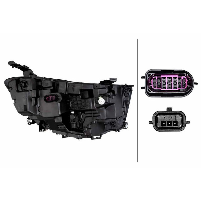 Hella Headlight Headlamp LED Left 1LX 015 152-631