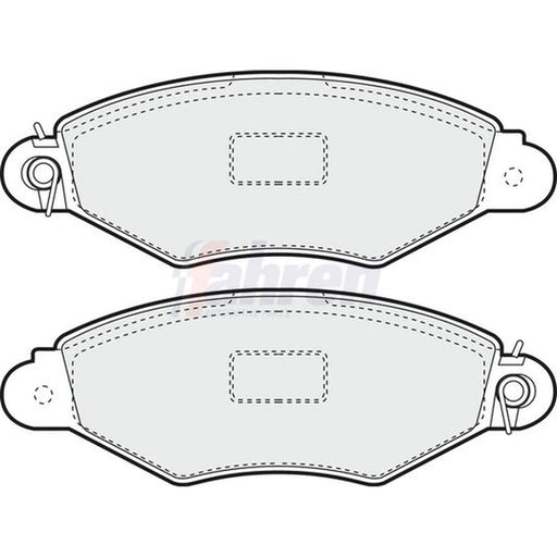 Fahren Front Brake Pad Set FBP3035