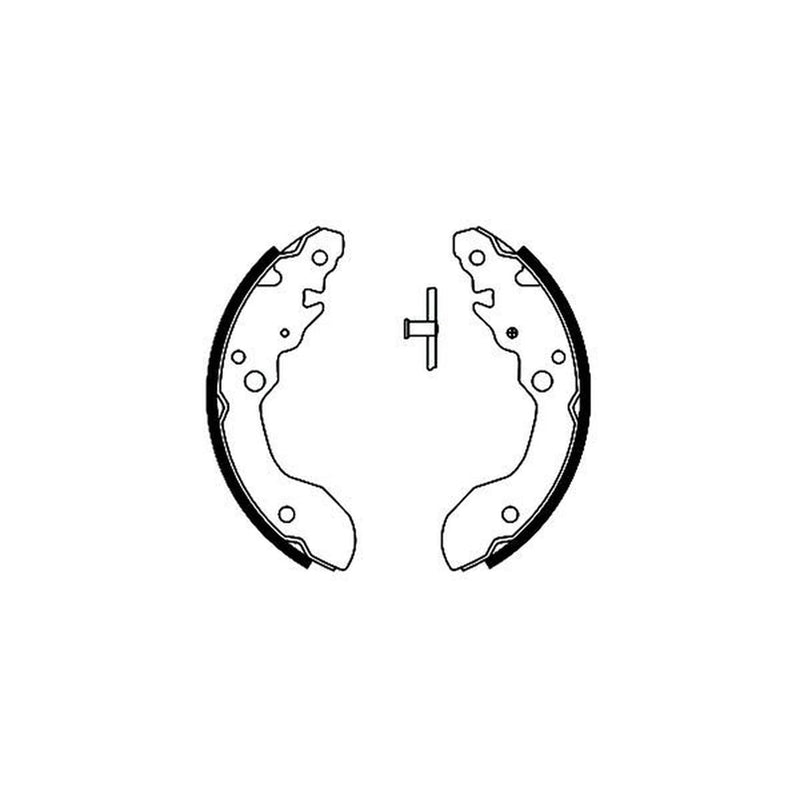 Mintex Brake Shoe Set Axle Kit MFR431