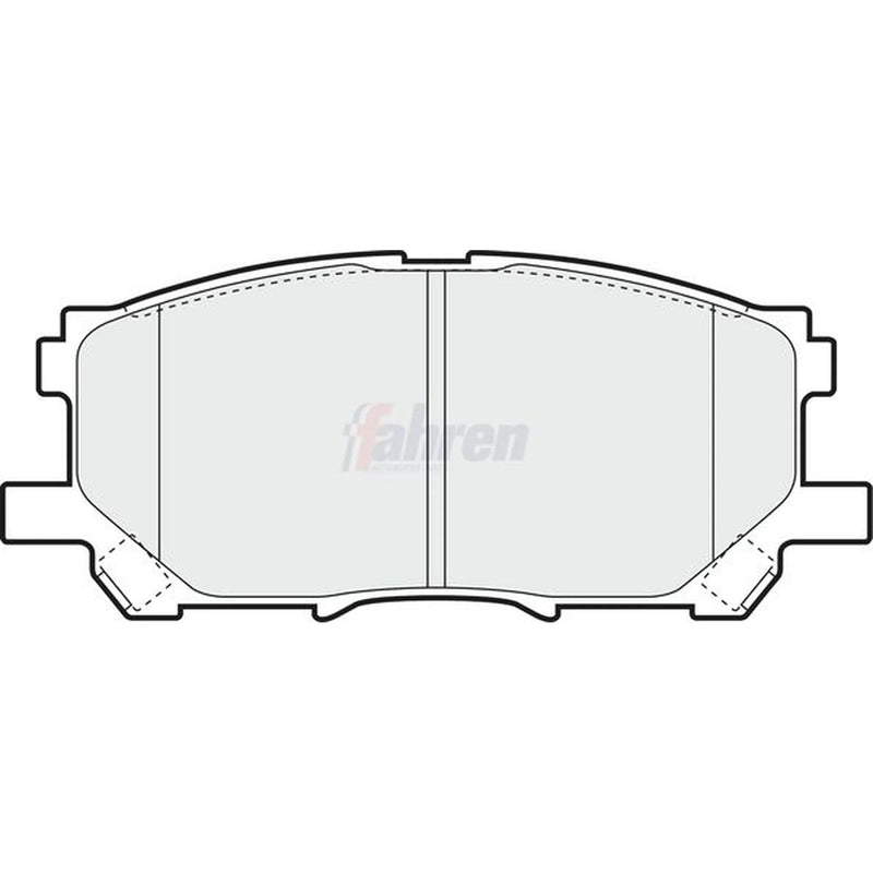 Fahren Front Brake Pad Set fits Lexus Rx 2003-2015
