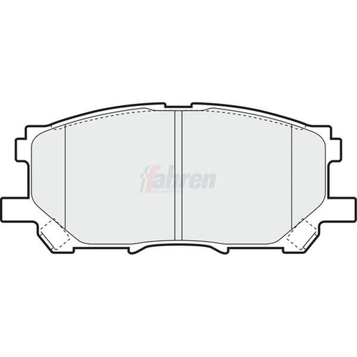 Fahren Front Brake Pad Set FBP3593