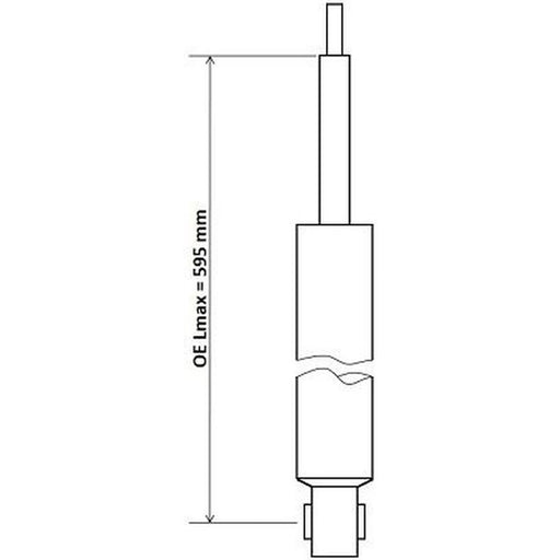 KYB Shock Absorber Damper Strut Rear 343836