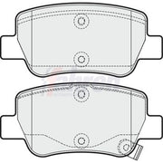 Fahren Rear Brake Pad Set FBP3263