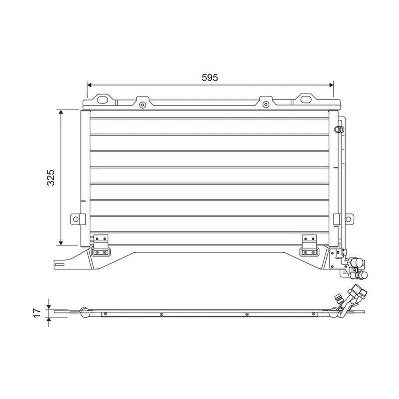 Valeo Air Conditioning Condenser 816949
