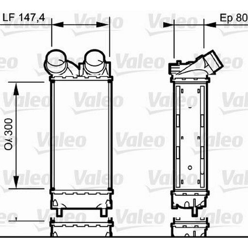 Valeo Intercooler (Charge Air Cooler) 818837