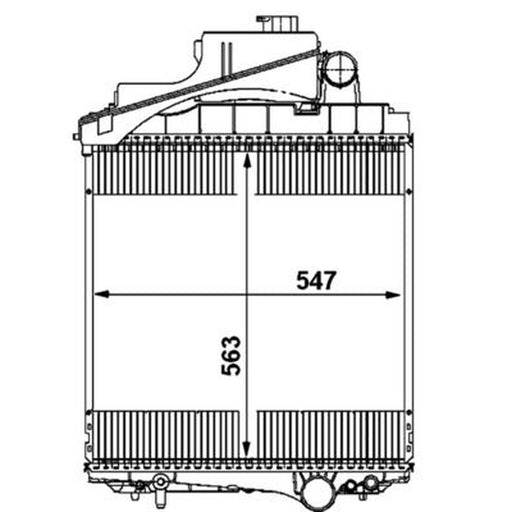 Mahle Engine Radiator CR 1730 000P