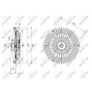NRF Radiator Fan Clutch 49594