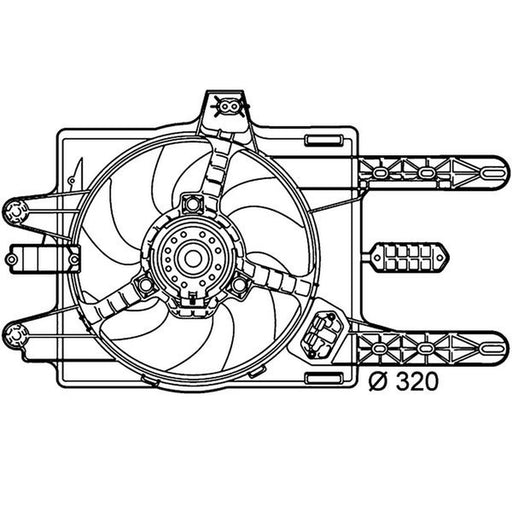 Mahle Engine Cooling Fan CFF 141 000P