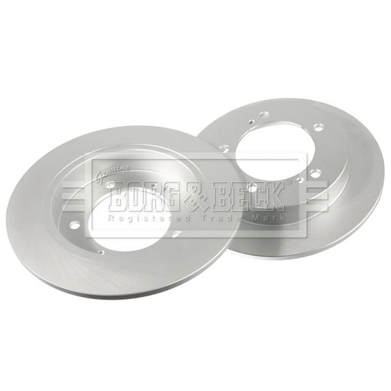 Borg & Beck 2 x Solid Front Brake Discs BBD5028-x2