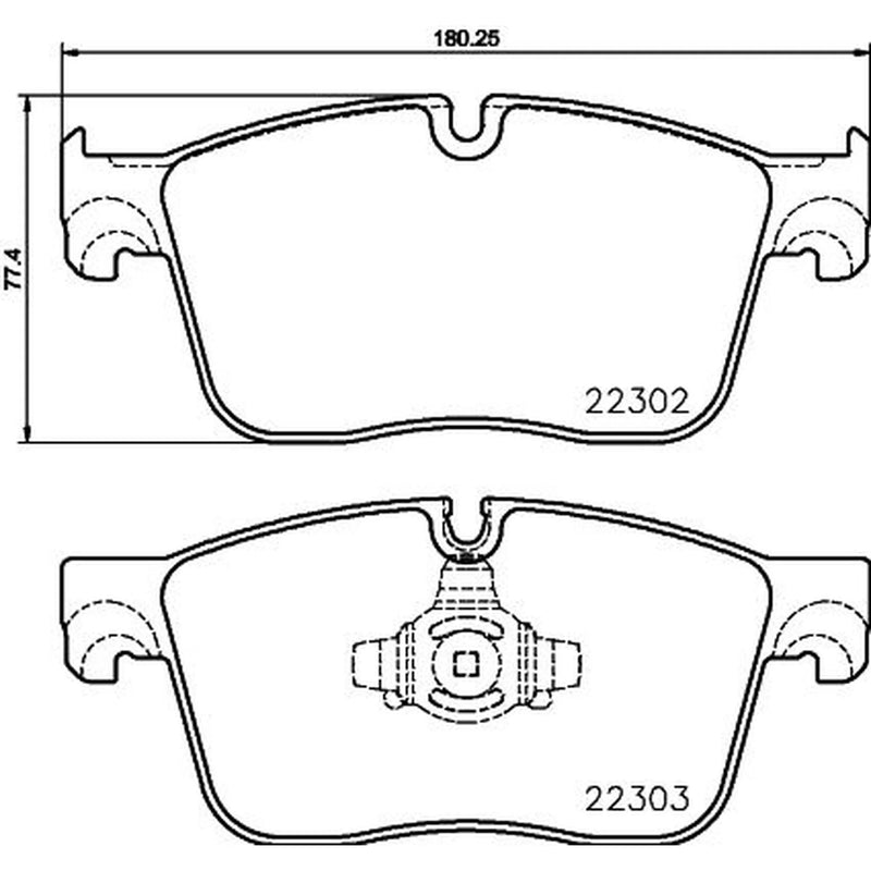 Mintex Front Brake Pad Set MDB3836