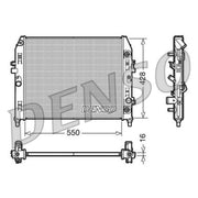 Denso Engine Radiator DRM44009