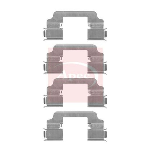 Apec Brake Pad Accessory Fitting Kit Rear KIT1610