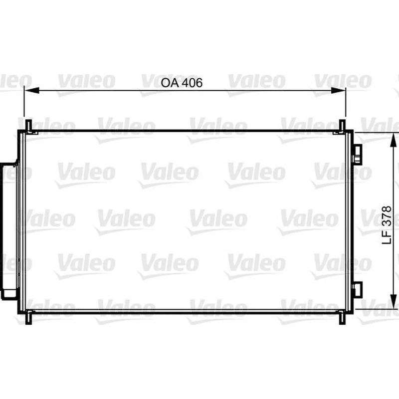 Valeo Air Conditioning Condenser 814232
