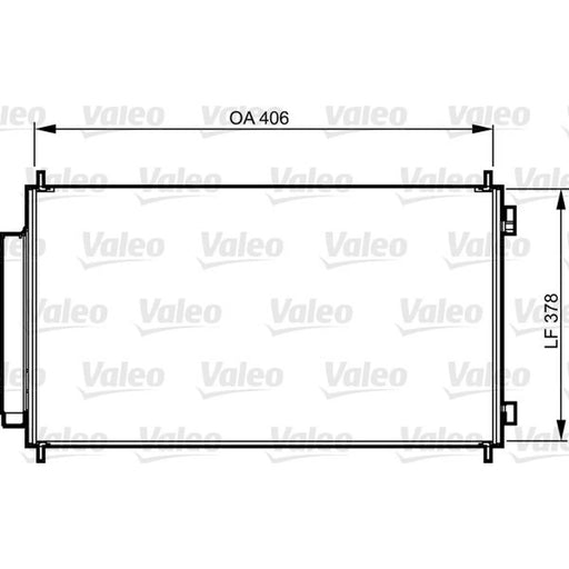 Valeo Air Conditioning Condenser 814232