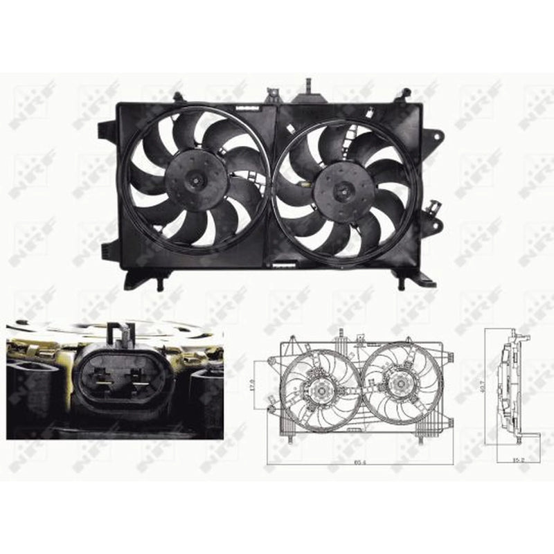 NRF Engine Cooling Fan 47676