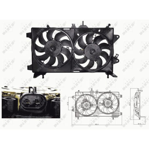 NRF Engine Cooling Fan 47676