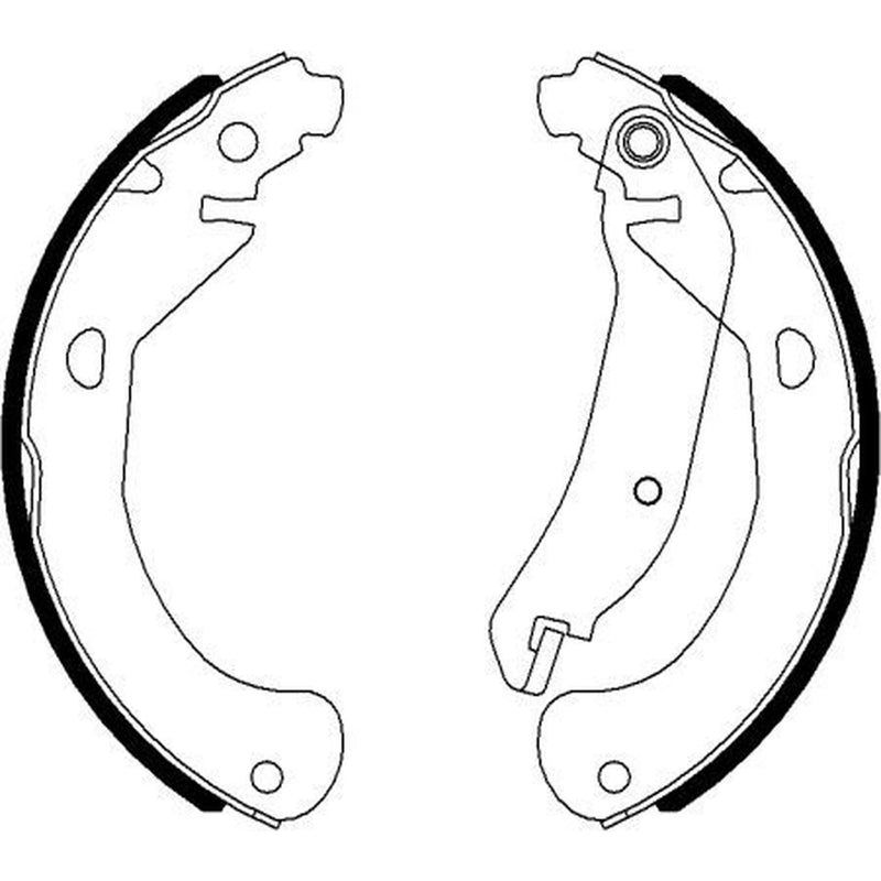 Textar Brake Shoe Set Axle Kit 91077500