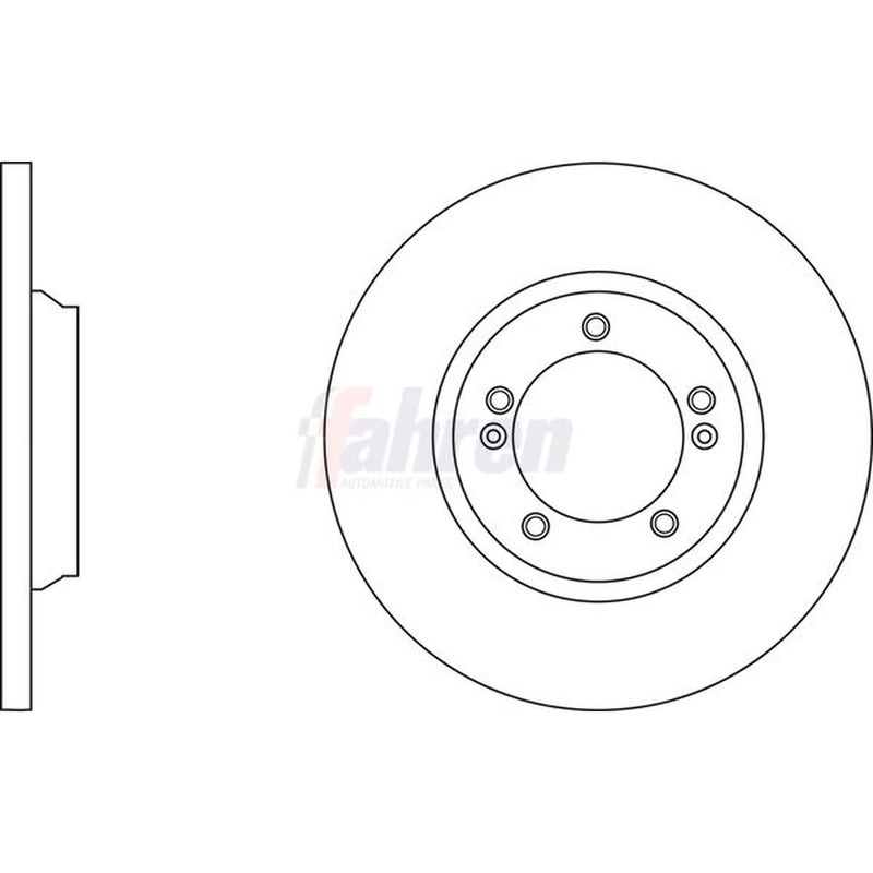 Fahren Front & Rear Brake Discs & Pads fits Kia Carens IV 2013-2018 1.6 1.7 2.0