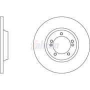 Fahren Front & Rear Brake Discs & Pads fits Kia Soul II 2016-2018 1.6