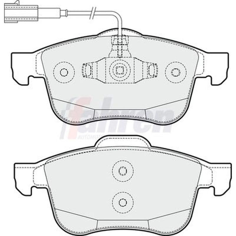 Fahren Front Brake Pad Set FBP3632