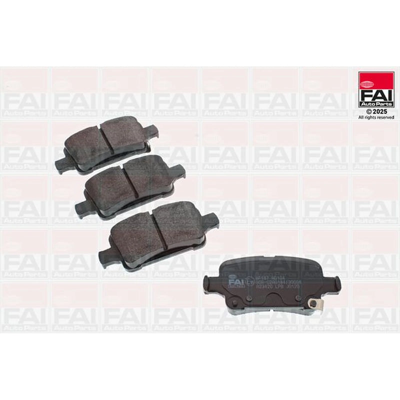 FAI Rear Brake Pad Set BP197