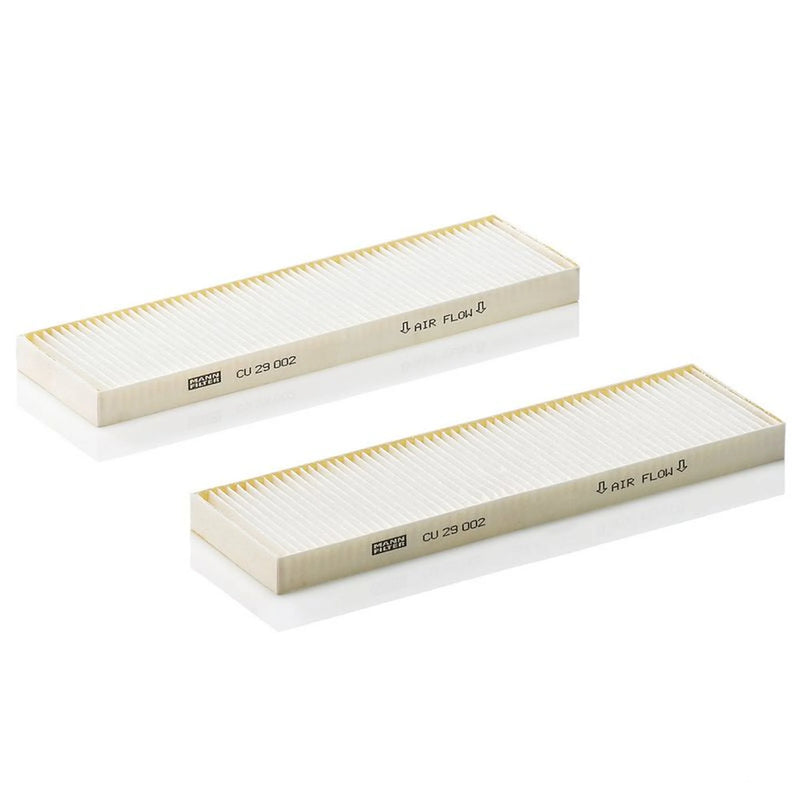 MANN-FILTER Cabin Air Filter (Pollen Filter) below the middle CU 29 002-2