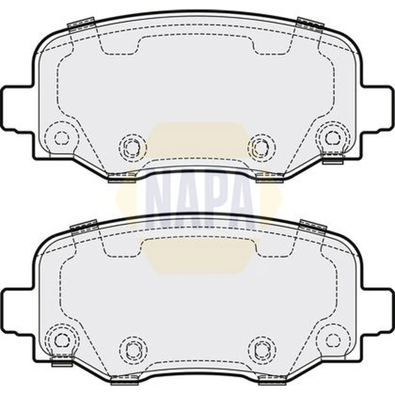 NAPA Rear Brake Pad Set NBP1896