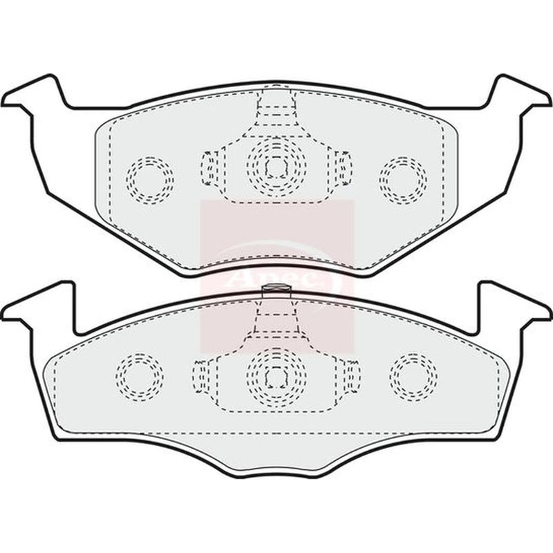 Apec Front Brake Pad Set PAD974