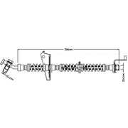 Juratek Brake Hydraulic Hose Line Lower JBH1298R