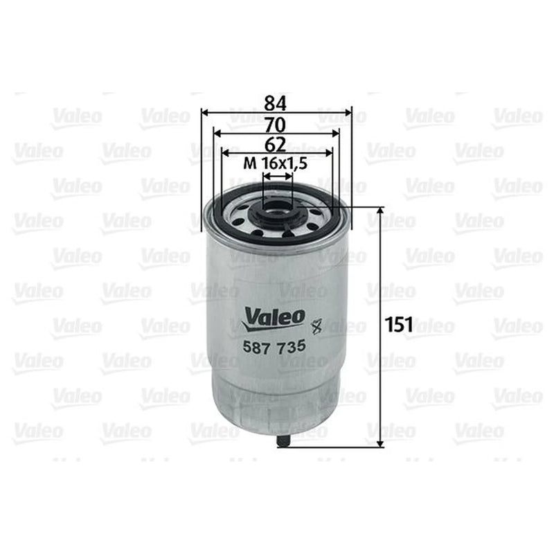 Valeo Fuel Filter Element 587735
